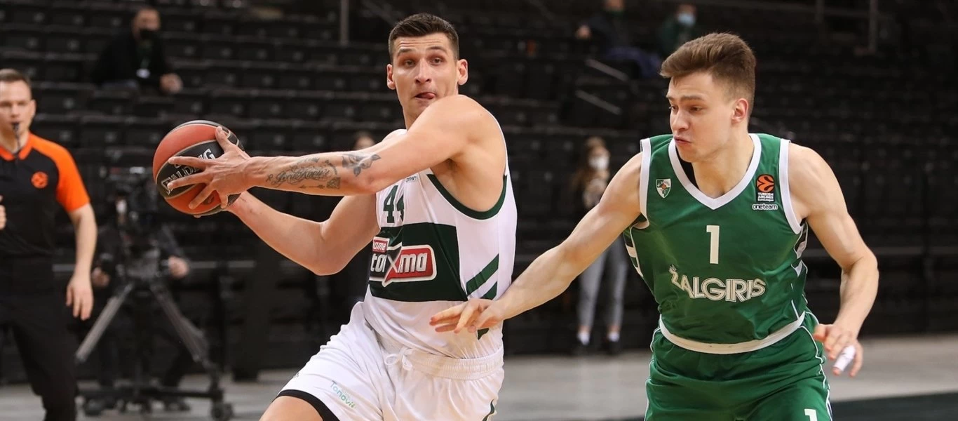 Ζαλγκίρις - Παναθηναϊκός 93-78: Έριξε αυλαία με βαριά ήττα στο Κάουνας